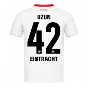Eintracht Frankfurt Can Uzun #42 Replika Bortatröja 2025-26 Kortärmad Eintracht Frankfurt Can Uzun #42 Replika Bortatröja 2025-26 Kortärmad